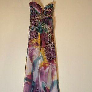 Tony Bowls One-Strap Gown